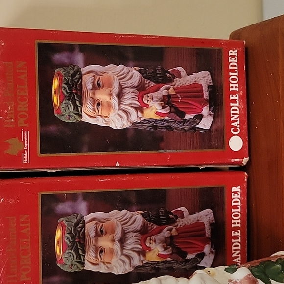 Vintage Santa Candle Stick Holders - Picture 2 of 4